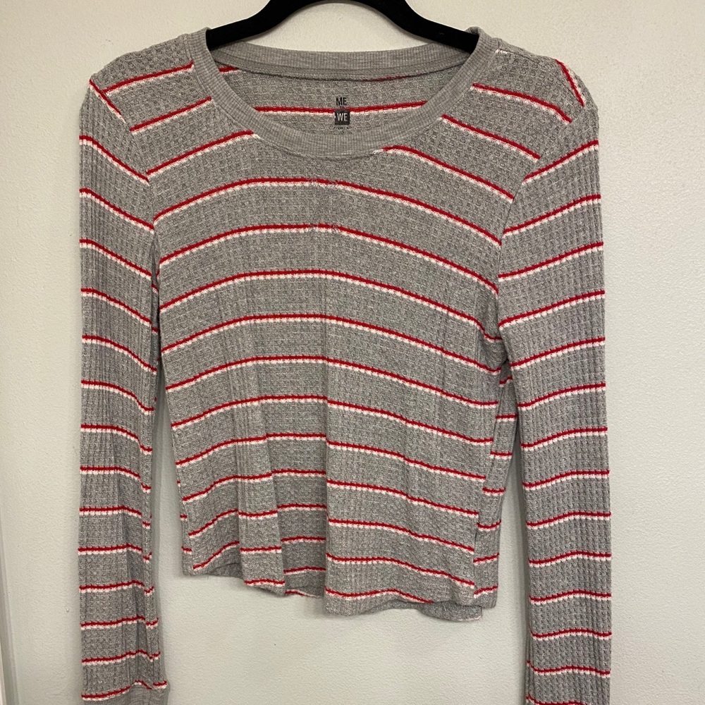 Long sleeve cropped shirt